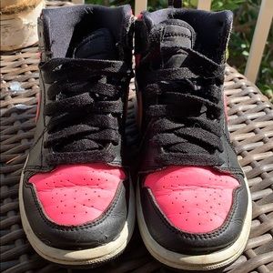 Jordan’s pink and black
